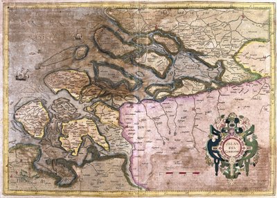 Zeeland, Netherlands (engraving) by Gerardus Mercator