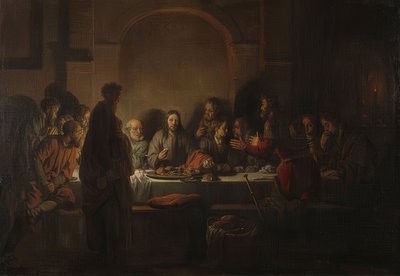 The Last Supper. 1664 by Gerbrand van den Eeckhout