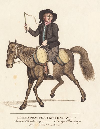 Amager Farm Boy by Gerhard Ludvig Lahde