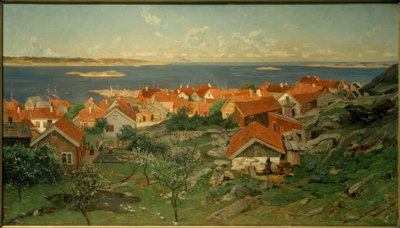 The Village of Nevlunghavn by Gerhard Peter Frantz Vilhelm Munthe