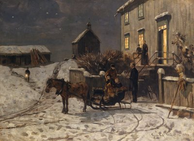 Christmas Atmosphere by Gerhard Peter Frantz Vilhelm Munthe