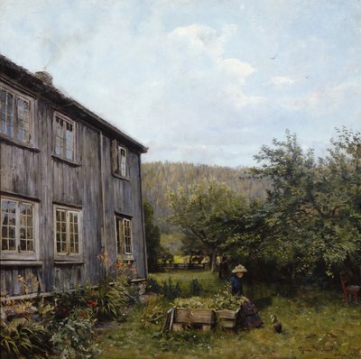 In the Garden by Gerhard Peter Frantz Vilhelm Munthe
