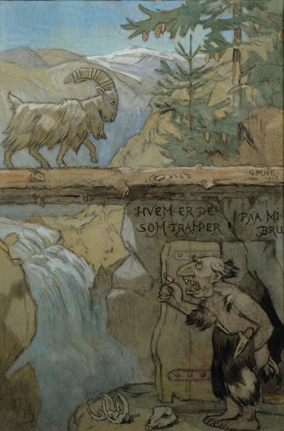 Three Billy Goats Gruff by Gerhard Peter Frantz Vilhelm Munthe