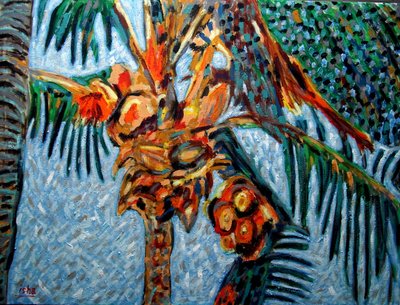 Coconut Palm at Noon by Gerhardt Isringhaus