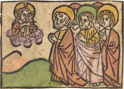 Christ Appearing to the Apostles by German 15th Century