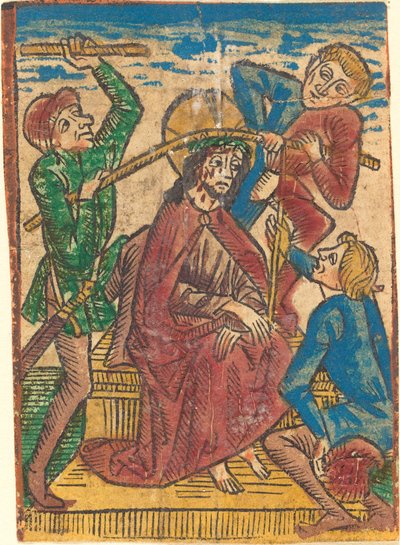 Christ Crowned with Thorns by German 15th Century