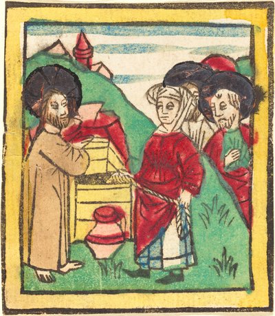Christ and the Woman of Samaria by German 15th Century