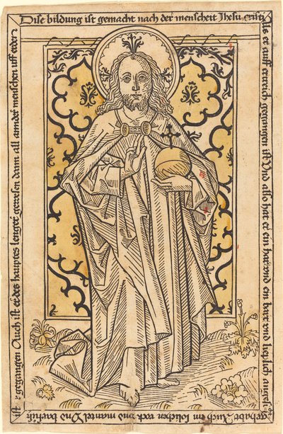 Christ as Salvator Mundi by German 15th Century
