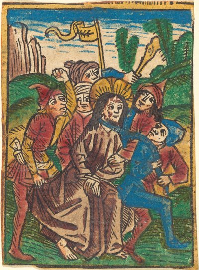 Christ lead to Prison by German 15th Century