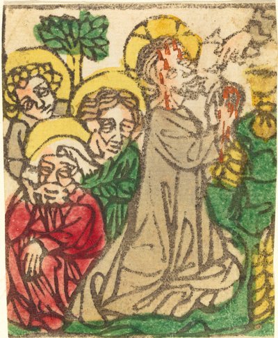 Christ on the Mount of Olives by German 15th Century