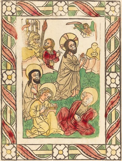 Christ on the Mount of Olives by German 15th Century