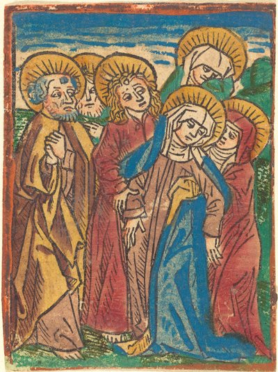 Madonna Overcome by German 15th Century