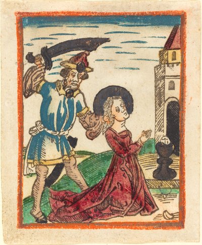 Martyrdom of Saint Barbara by German 15th Century