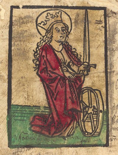 Saint Catherine of Alexandria by German 15th Century