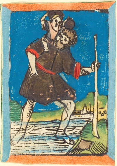 Saint Christopher by German 15th Century