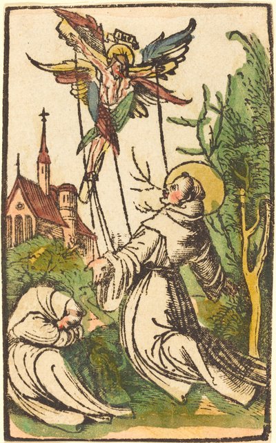 Saint Francis Receiving the Stigmata by German 15th Century