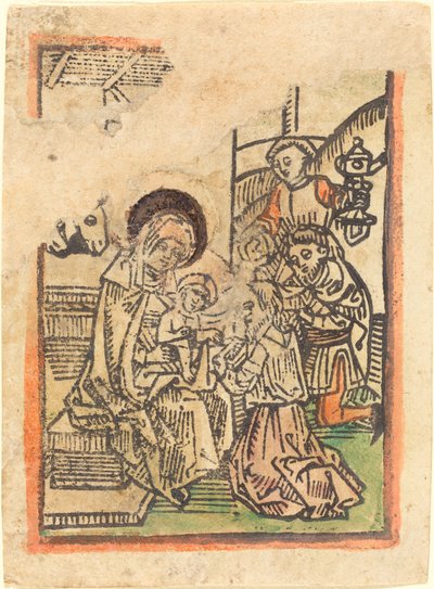 The Adoration of the Magi by German 15th Century