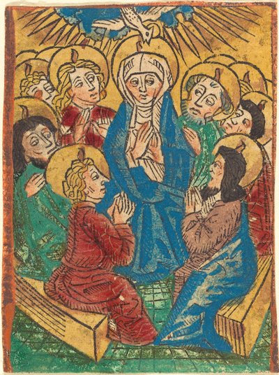 The Descent of the Holy Ghost by German 15th Century