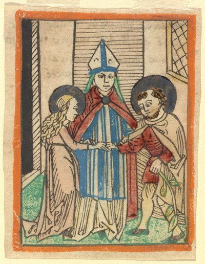 The Marriage of the Virgin by German 15th Century