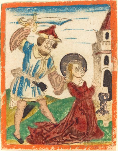 The Martyrdom of Saint Barbara by German 15th Century