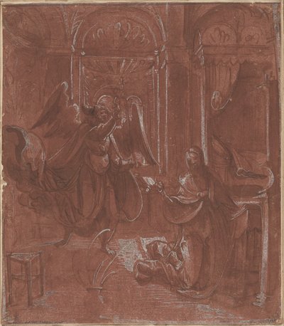 The Annunciation by German 16th Century