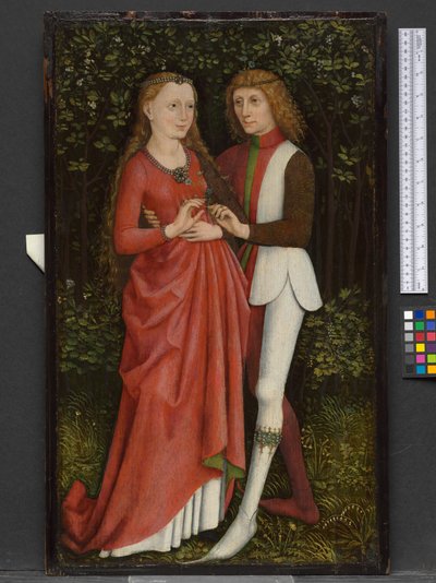 A Bridal Couple by German School