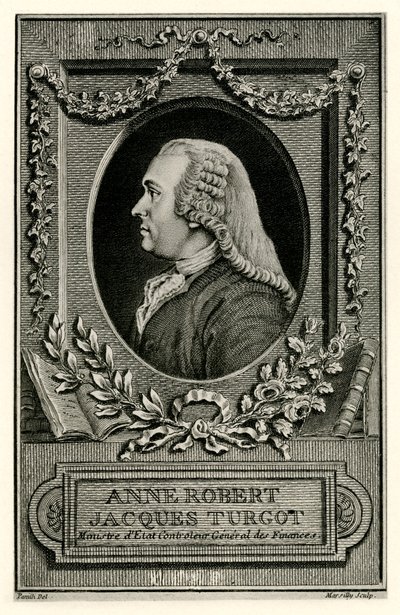 Anne Robert Jacques Turgot by German School
