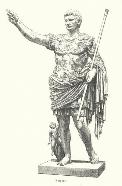 Augustus, Roman Emperor by German School