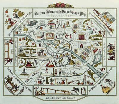 Berlin Living and Amusement Plan by German School