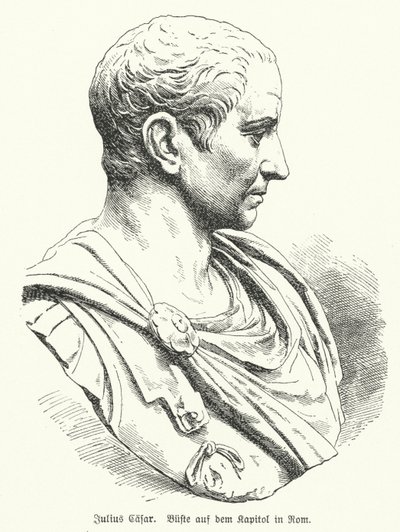 Bust of Julius Caesar by German School