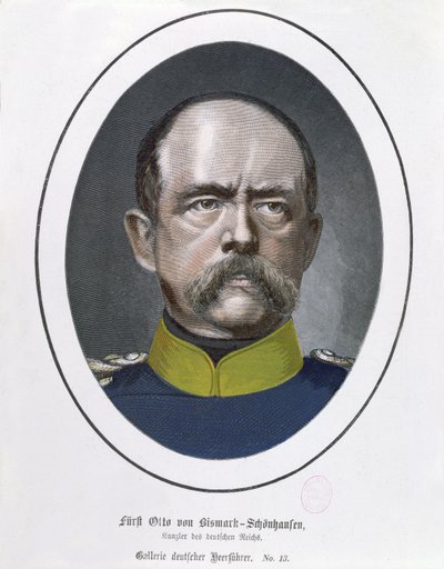 Chancellor Otto Von Bismarck (1815-98) by German School