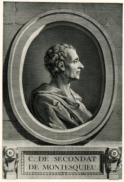 Charles de Secondat de Montesquieu by German School