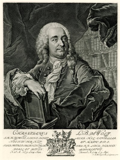 Christian Freiherr von Wolff by German School