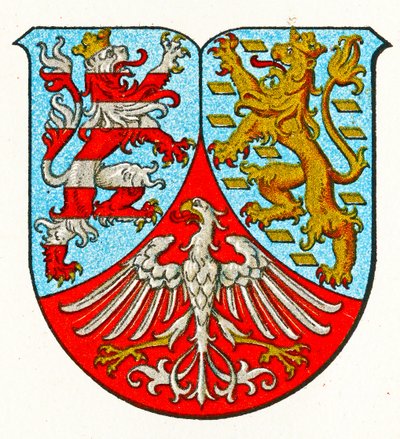 Coat of Arms of Hessen-Nassau, c.1898 by German School