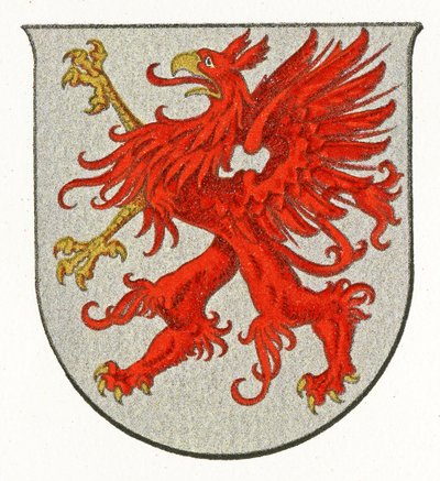 Coat of Arms of Pomerania, c.1898 by German School