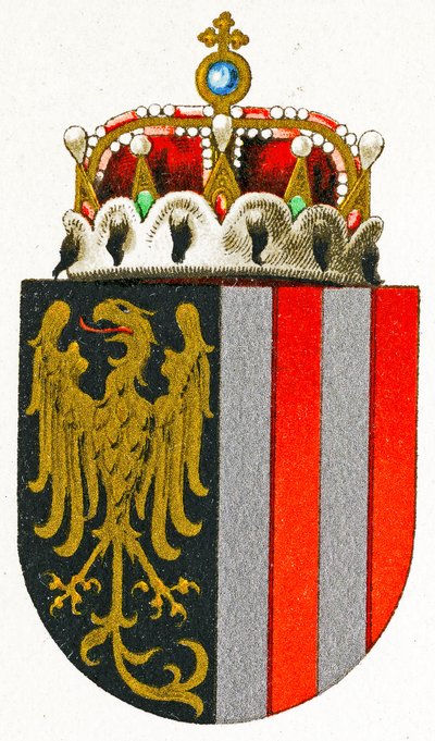 Coat of Arms of Upper Austria, c.1898 by German School