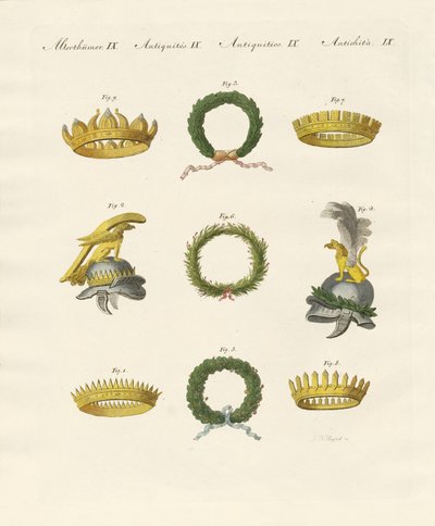 Crowns from the Ancients by German School