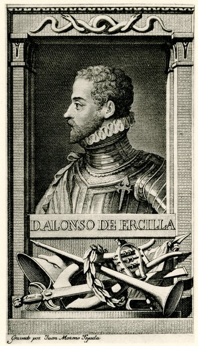 Don Alonso de Ercilla y Zuniga by German School