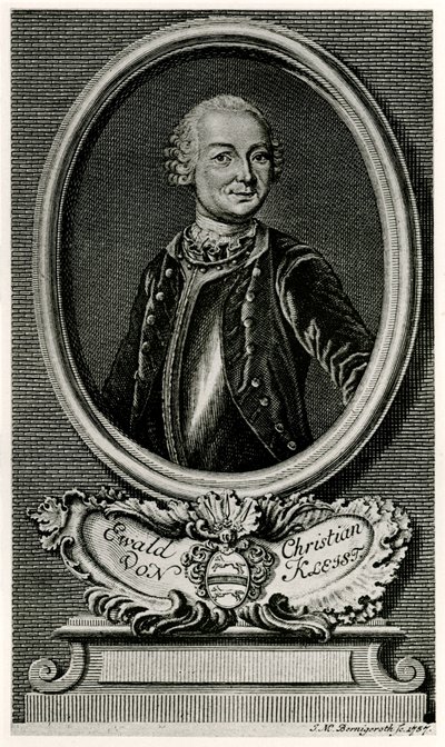 Ewald Christian von Kleist by German School