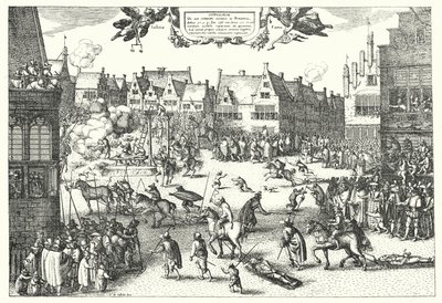 Execution of the Gunpowder Plotters in London by German School