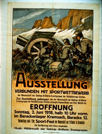 Exhibition of Competitive Sports, 1918 by German School