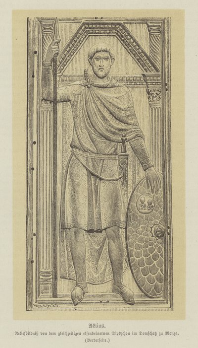 Flavius Aetius, Roman general by German School