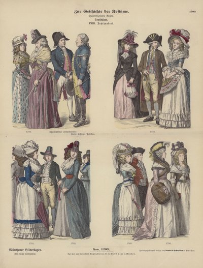 German Costumes by German School