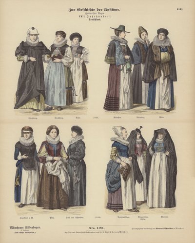 German Costumes by German School