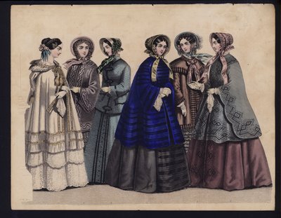 German fashion plate, mid 19th century by German School