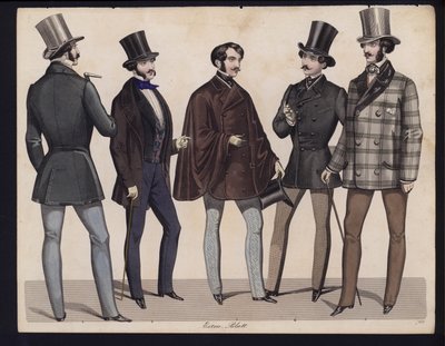 German Fashion Plate, Mid 19th Century by German School