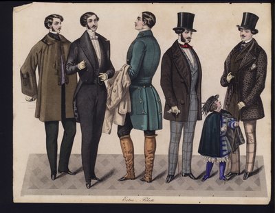 German Fashion Plate, Mid 19th Century by German School