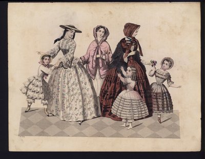 German Fashion Plate, Mid 19th Century by German School