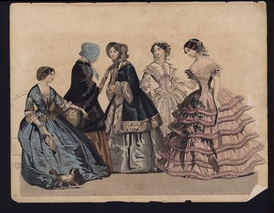 German fashion plate, mid 19th century by German School