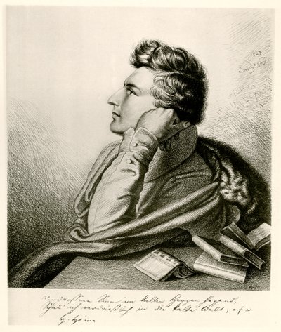 Heinrich Heine by German School